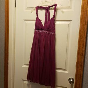 Raspberry formal dress